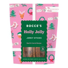 Bocce's Bakery Dog Holly Jolly Jerky Sticks 4oz.