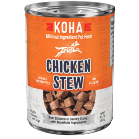Koha Dog Grain Free Stew Chicken 12.7oz. (Case of 12)