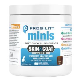 Nootie Dog Progility Skin & Coat With Krill Oil Mini Soft Chew