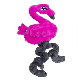 Cycle Dog Duraplush Springy Flamingo Dog Toy Pink Medium