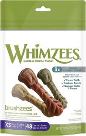 Whimzees Dog Brushzee Daily Pack Xsmall