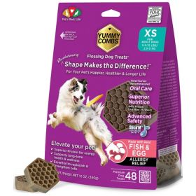Yummy Combs Dog Dental 12oz. Fish Egg Extra Small