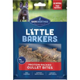 Barkworthies Little Barkers ProteinPacked Gullet Bites Dog Treat