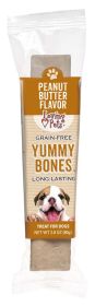 Loving Pets Yummy Bone Flavor Filled Dog Treat Peanut Butter,