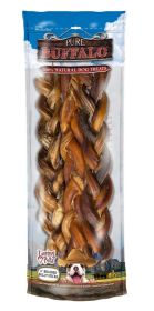 Loving Pets Pure Buffalo Braided Bully Sticks Dog Treat