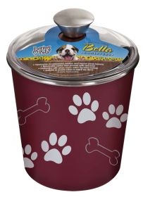 Loving Pets Treat Canister Merlot,
