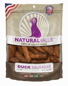 Loving Pets Natural Value Sausages Dog Treats Duck,
