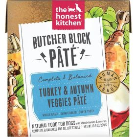 Honest Kitchen Dog Butcher Block Pate Turkey And Autumn Veggies