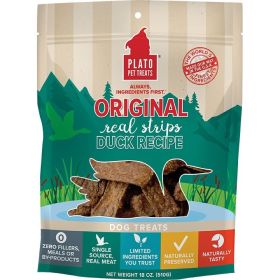 Plato Dog Strips Duck