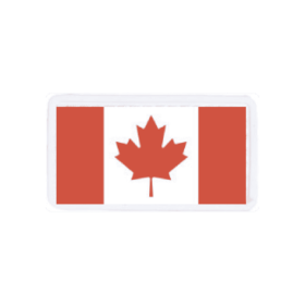Boss Dog Tactical Collar Patch Canadian Flag, One Size