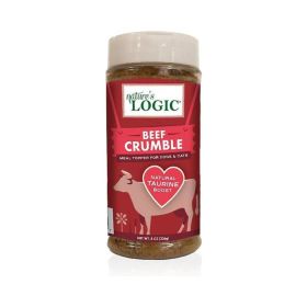 Natures Logic Dog Grain Free Beef Crumble Topper