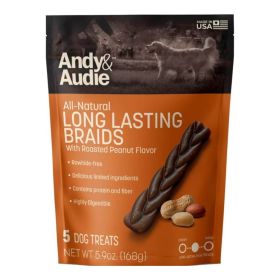 Andy & Audie Alternative Braid Chews For Dogs Nut Medium
