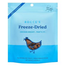 Bocce's Bakery Dog Freeze Dried Chicken Breast Treats 3oz