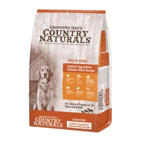 Grandma Mae's Country Naturals Dog Limited Ingredient Grain Free Chicken Meal Recipe 12Lbs