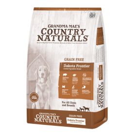 Grandma Mae's Country Naturals Grain Free L.I.D. Dry Dog Food Dakota Frontier Buffalo,