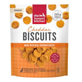 The Honest Kitchen Dog Cheddar Biscuits Made With Real Cheddar Cheese 3.5Oz Pouch