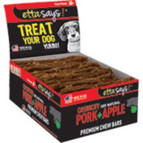 Etta Says Dog Premium Crunchy Chew Pork Bars
