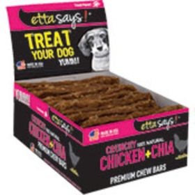Etta Says Dog Premium Crunchy Chew Chicken Bars