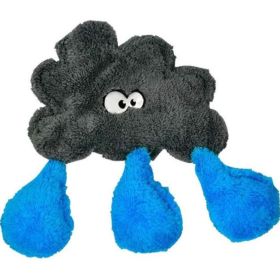 Cycle Dog Duraplush Rain Cloud Puzzle Dog Toy Gray Medium