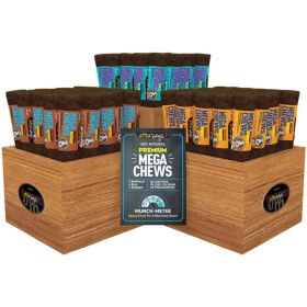 Etta Says Dog Premium Crunchy Select Chew Starter Kit With Wood Display