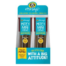 Etta Says Dog Mitey Mini Duck Chew 1.37oz. 3 Pack