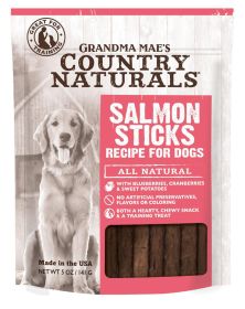 Grandma Mae's Country Naturals Grain Free Salmon Sticks Dog Treats