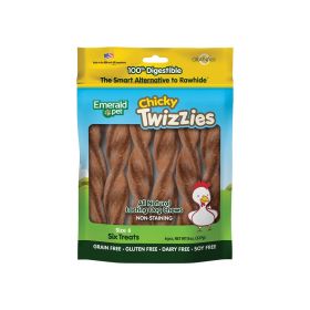 Emerald Pet Chicky Twizzies Dog Treat Chicken