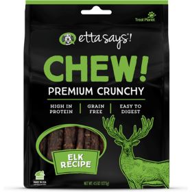 Etta Says! Premium Crunchy Elk Chew Dog Treats Elk