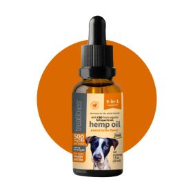 Treatibles Full Spectrum Hemp Oil W/Cbd Dropper Peanut Butter 500 Mg