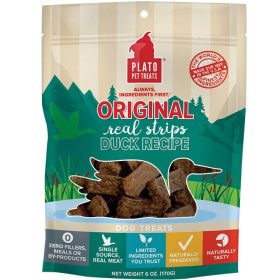 Plato Dog Treats Natural Duck Strips