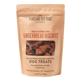 Portland Dog Grain Free Gluten Free Gingerbread Biscuits 5oz.