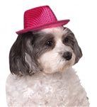 Rubies Pink Sequin Fedora M-L