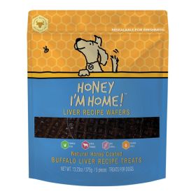 Honey I'm Home Dog Buffalo Liver Wafer 5 Pack