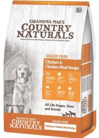 Grandma Mae's Country Naturals Grain Free Dry Dog Food Chicken & Chicken Meal