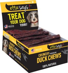 Etta Says! Premium Crunchy   4.5 Inch Duck Pos   Sold As Display Box Only   Note Individual Units Not Upc Labeled