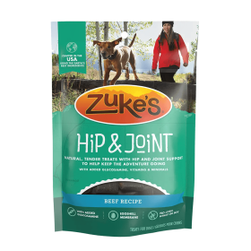 ZUKE'S DOG HIP & JOINT BEEF RECIPE TREATS 1LB