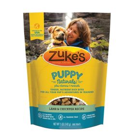 Zukes Puppy Naturals Lamb And Chickpea Recipe Dog Treats 5 oz.