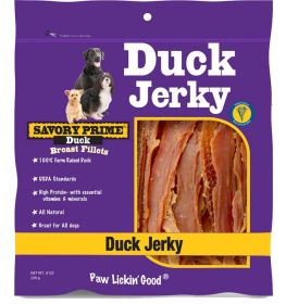 Savory Prime Natural Jerky Treats Duck,