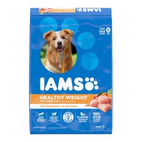 IAMS Healthy Weight Adult Dry Dog Food Chicken (Option: 15lb)