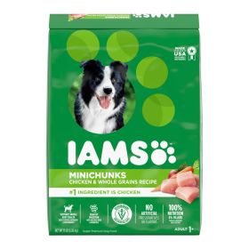 IAMS Minichunks Small Kibble High Protein Adult Dry Dog Food Real Chicken (Option: 15lb)