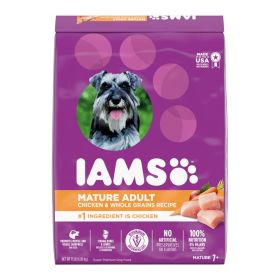 IAMS Mature Adult Senior Dry Dog Food Real Chicken (Option: 15lb)