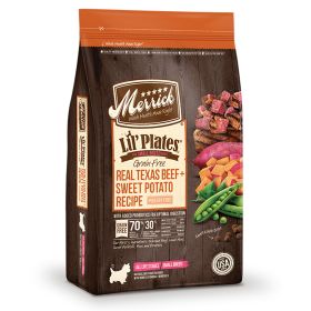 Merrick Lil Plates Grain Free Real Texas Beef And Sweet Potato Recipe (Option: 12Lb)