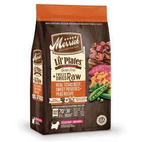 Merrick Dog Freeze (Option: Dried Lil Plates Grain Free Beef And Sweet Potato 10Lb)