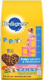 Pedigree Puppy Growth & Protection Dry Dog Food Chicken & Vegetable (Option: 3.5lb)