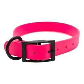 Omni Pet Zeta Biothane Dog Collar with Blk Hardware (Option: Ruby 1 x 26in.)