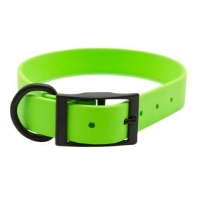 Omni Pet Zeta Biothane Dog Collar with Blk Hardware (Option: Lime Green 1 x 24in.)