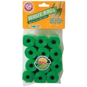 Arm & Hammer Disposable Corn Starch Waste Bags Refills Green (Option: 1ea/180 ct)