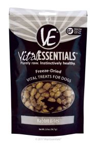 Vital Essentials Fd Vital Treats (Option: Rabbit Bites 2oz.)