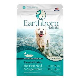 Earthborn Holistic Coastal Catch Grain (Option: Free Dry Dog Food Herring Meal & Vegetables 12.5lb)