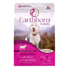 Earthborn Holistic Meadow Feast Grain (Option: Free Dry Dog Food Lamb Meal & Vegetables 12.5lb)